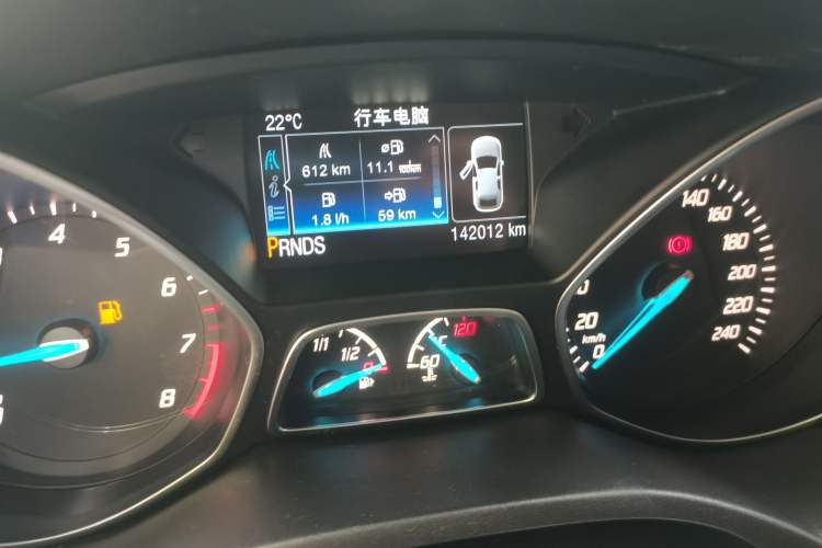 Used Ford Kuga 2015 1.5L GTDi Four-Wheel-Drive Elite Model Odometer Close Up