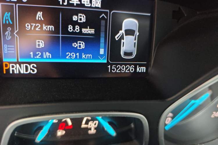 Used Ford Kuga 2015 2.0L GTDi Four-Wheel-Drive Sport Model Odometer Close Up