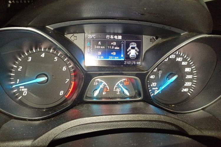 Used Ford Kuga 2015 2.0L GTDi Four-Wheel-Drive Sport Model Odometer Close Up