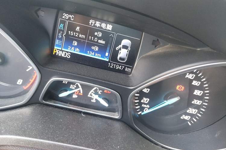 Used Ford Kuga 2015 2.0L GTDi Four-Wheel Drive Elite Model Odometer Close Up