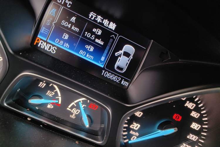 Used Ford Kuga 2015 2.0L GTDi Four-Wheel Drive Elite Model Odometer Close Up
