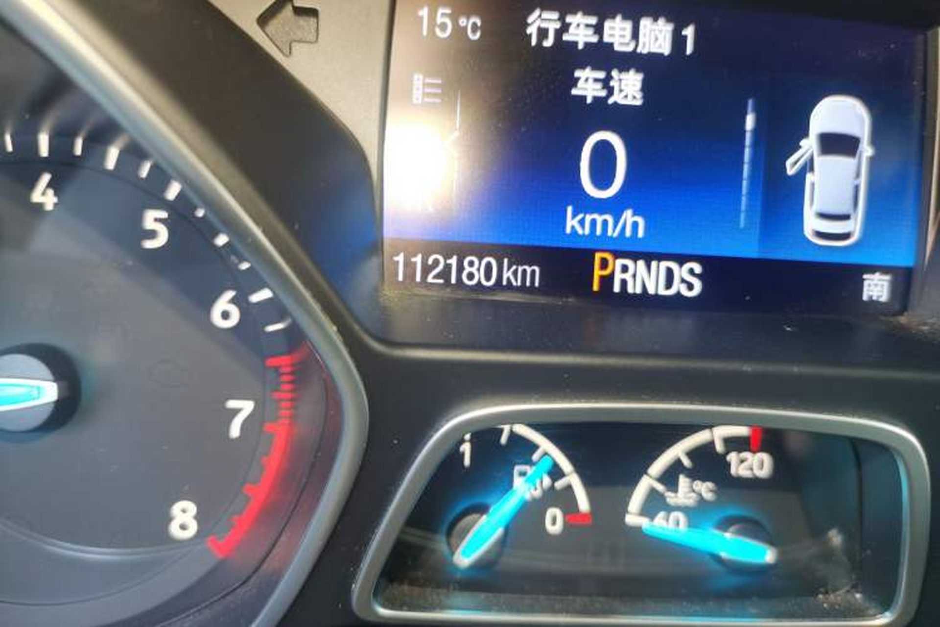 Used Ford Kuga 2017 EcoBoost 180 Two-Wheel-Drive Luxury Wing Edition Odometer Close Up