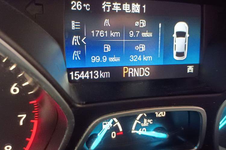 Used Ford Kuga 2017 EcoBoost 180 Two-Wheel-Drive Luxury Wing Edition Odometer Close Up