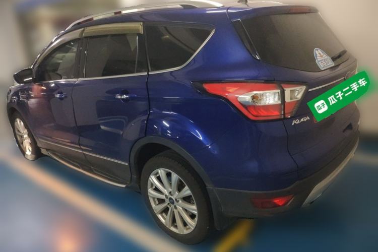 Used Ford Kuga 2017 EcoBoost 245 4x4 Prestige Edition Rear Left 45 Deg