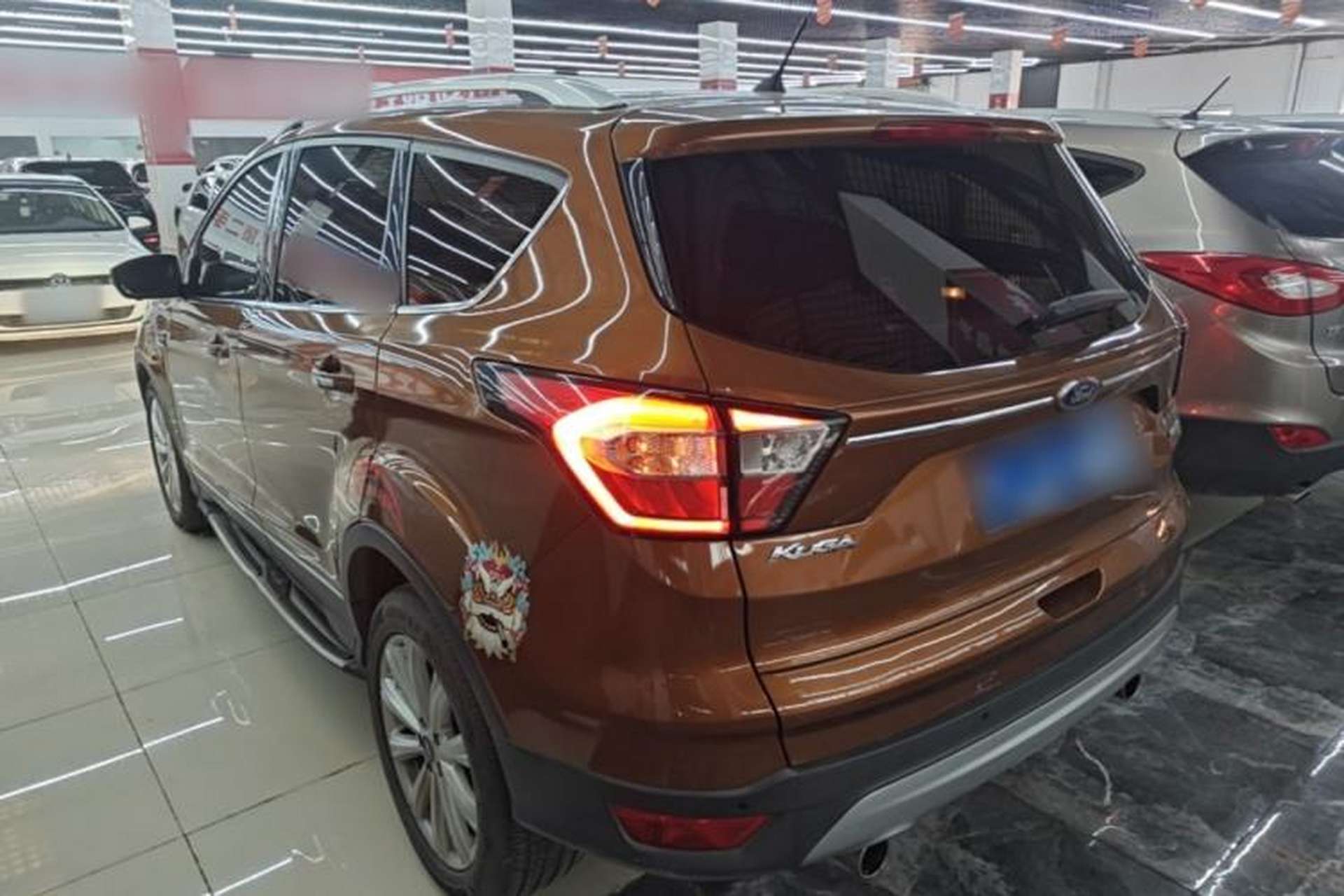 Used Ford Kuga 2017 EcoBoost 245 4x4 Prestige Edition Rear Left 45 Deg