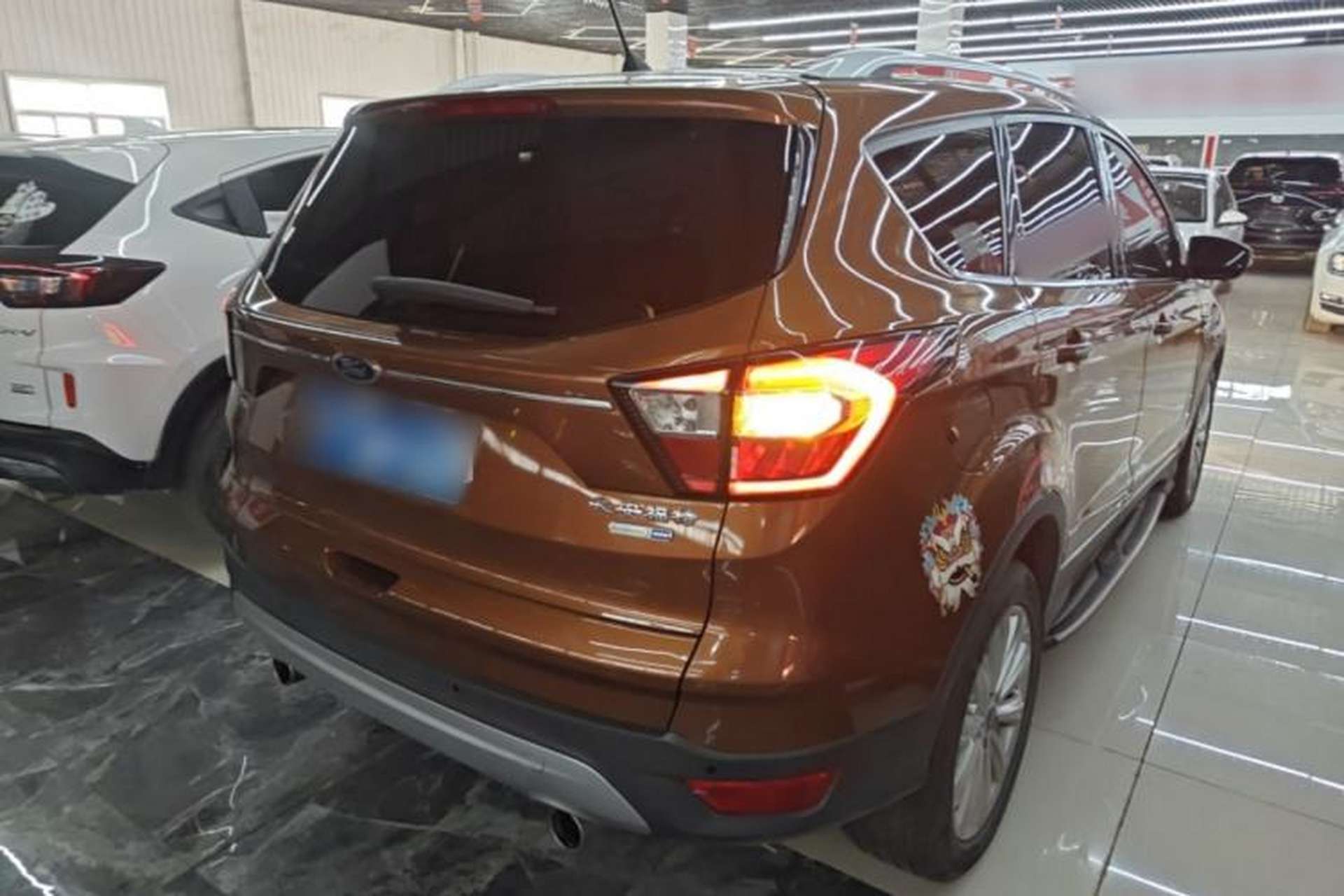 Used Ford Kuga 2017 EcoBoost 245 4x4 Prestige Edition Rear Right 45 Deg