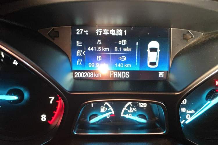Used Ford Kuga 2017 EcoBoost 180 Two-Wheel-Drive Luxury Wing Edition Odometer Close Up