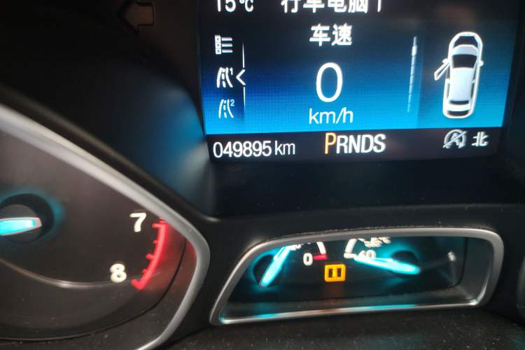 Used Ford Kuga 2017 EcoBoost 245 Four-Wheel-Drive Sport Model Odometer Close Up