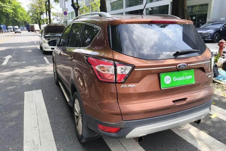 Used Ford Kuga 2017 EcoBoost 245 4x4 Prestige Edition Rear Left 45 Deg