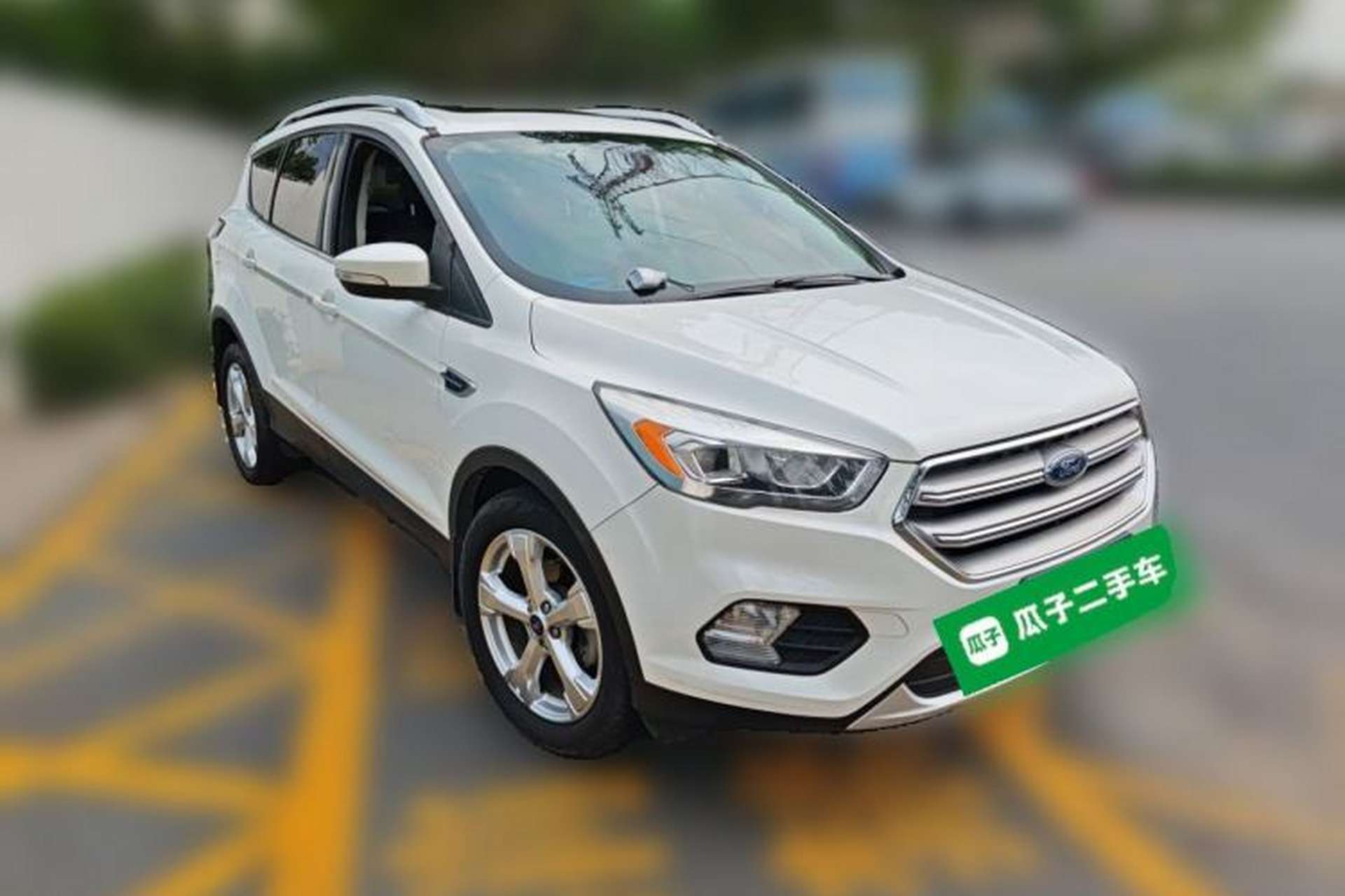 Used Ford Kuga 2017 EcoBoost 180 Two-Wheel-Drive Tiger Leap Model Front Right 45 Deg