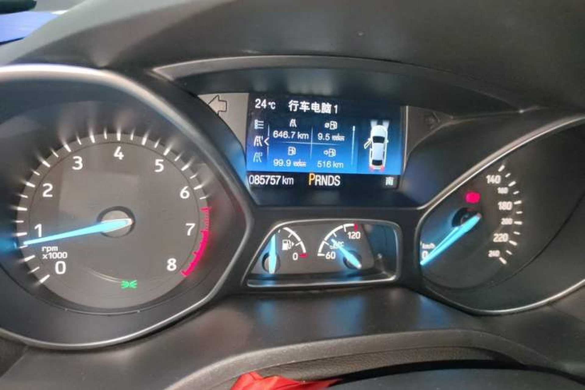 Used Ford Kuga 2017 EcoBoost 180 Two-Wheel-Drive Luxury Wing Edition Odometer Close Up