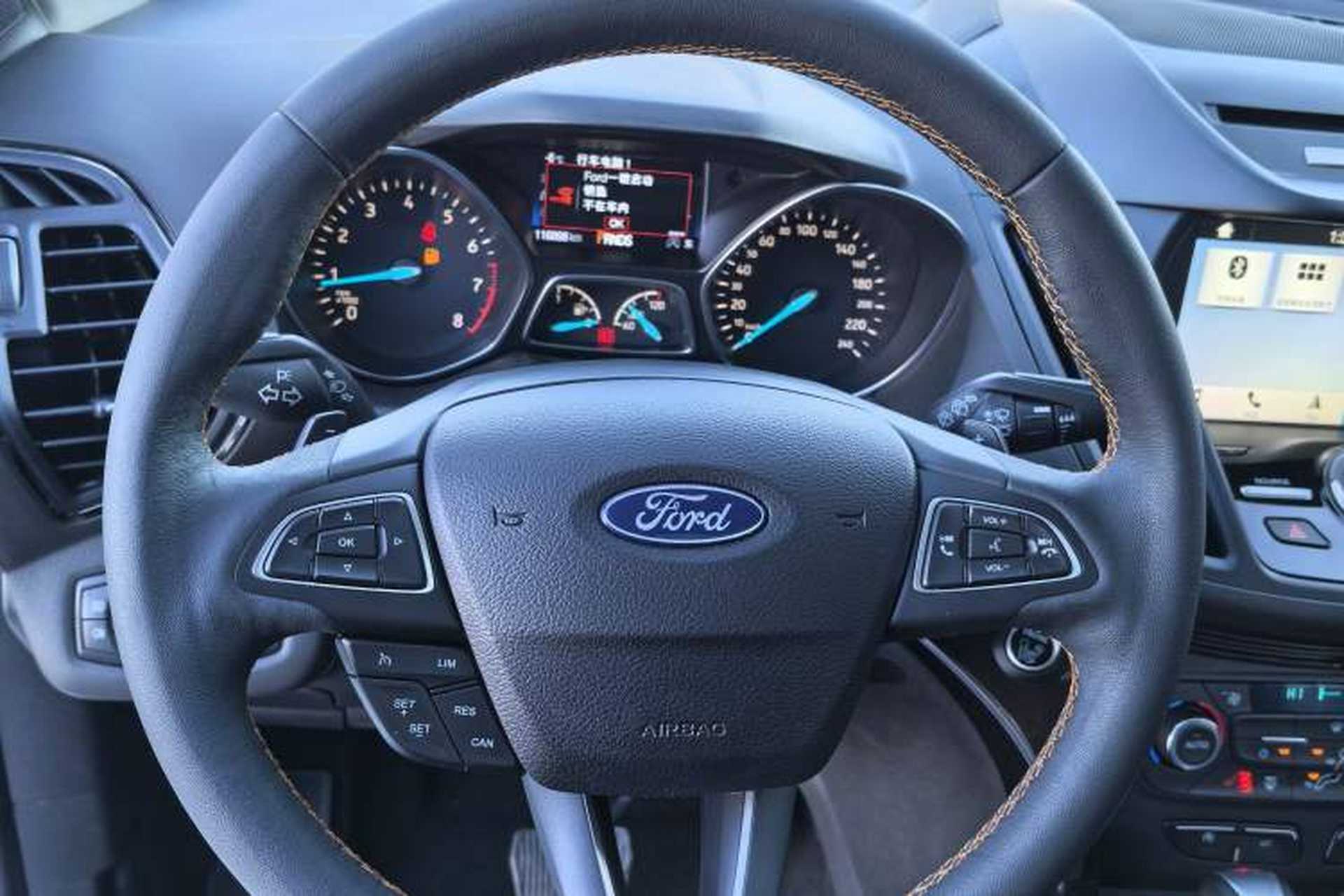 Used Ford Kuga 2017 EcoBoost 245 Four-Wheel-Drive Sport Model Odometer Close Up