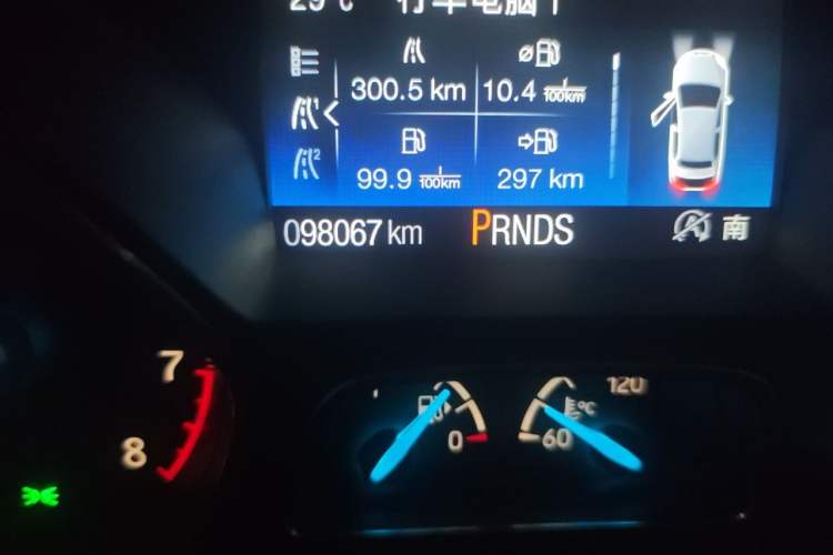 Used Ford Kuga 2017 EcoBoost 245 4x4 Prestige Edition Odometer Close Up