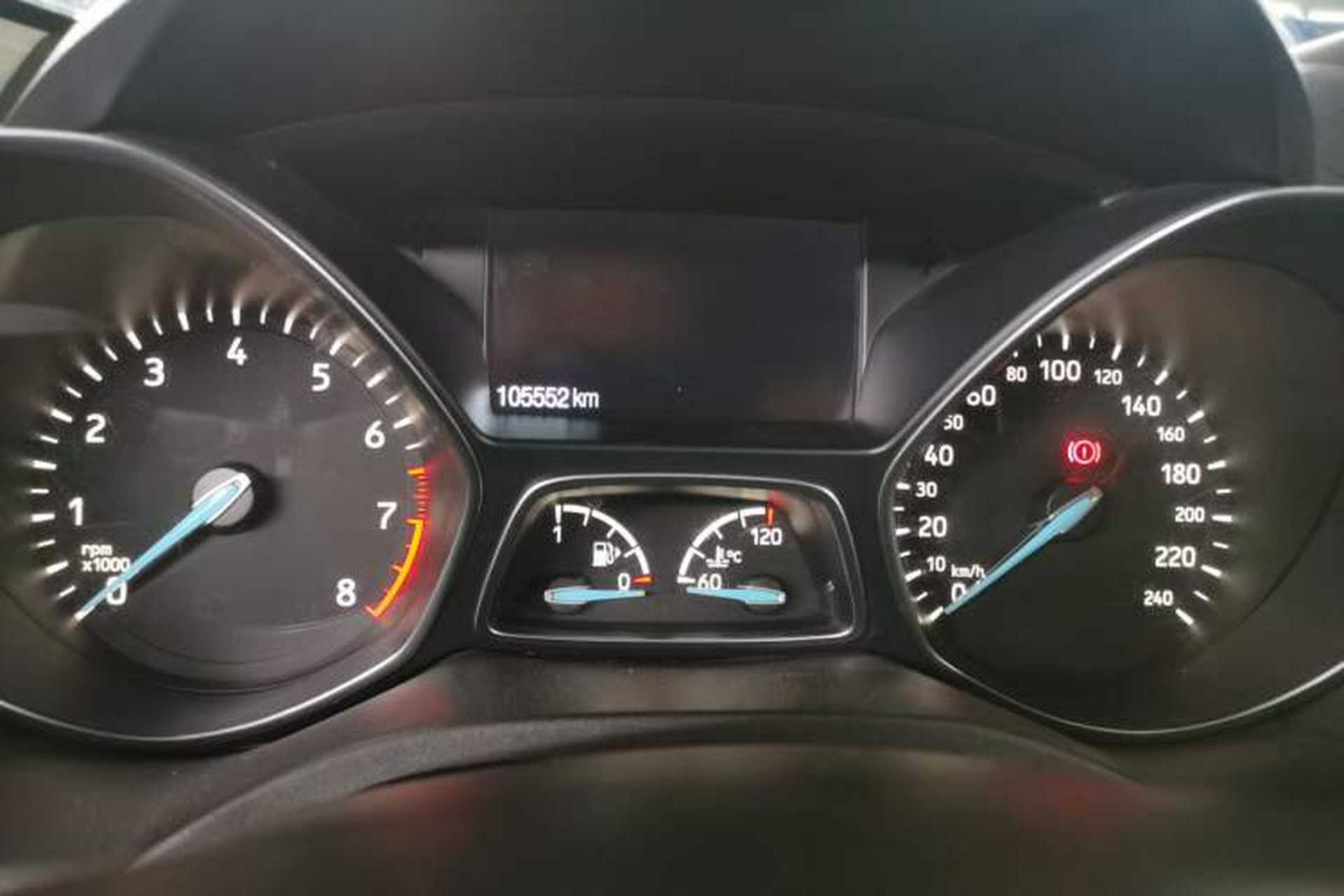 Used Ford Kuga 2017 EcoBoost 180 Two-Wheel-Drive Luxury Wing Edition Odometer Close Up