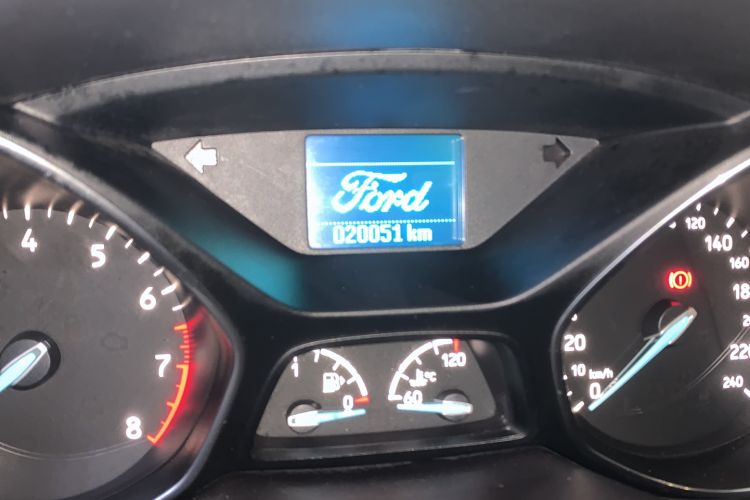 Used Ford Kuga 2017 EcoBoost 180 Two-Wheel-Drive Platinum Edition Odometer Close Up