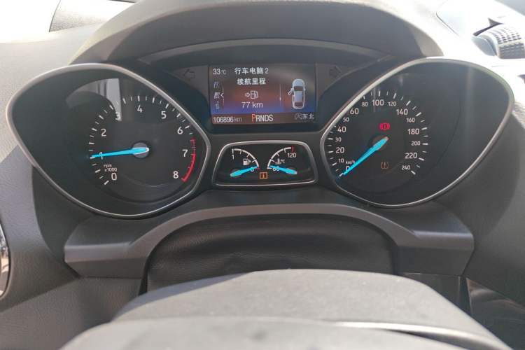 Used Ford Kuga 2017 EcoBoost 245 4x4 Prestige Edition Odometer Close Up