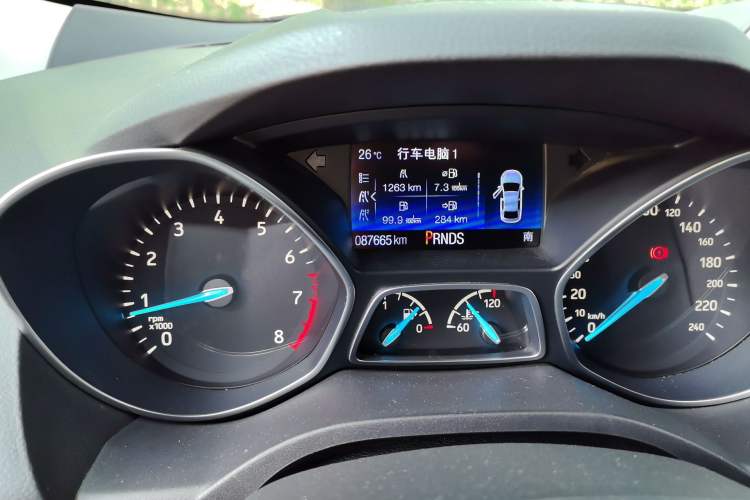 Used Ford Kuga 2017 EcoBoost 180 Two-Wheel-Drive Luxury Wing Edition Odometer Close Up