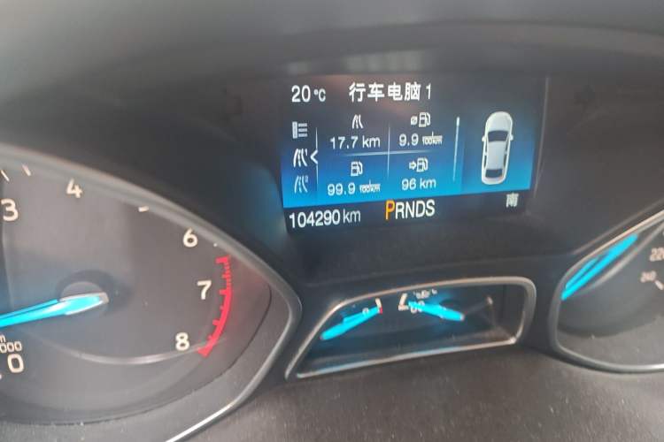 Used Ford Kuga 2017 EcoBoost 180 Two-Wheel-Drive Luxury Wing Edition Odometer Close Up