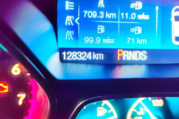 Used Ford Kuga 2017 EcoBoost 180 Four-Wheel Drive Titanium Edition Odometer Close Up