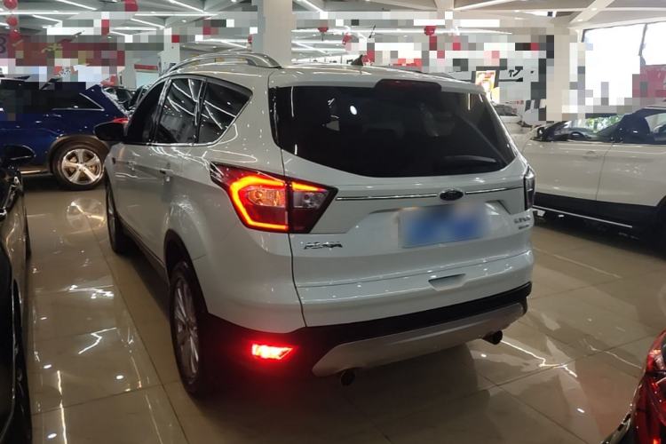 Used Ford Kuga 2017 EcoBoost 180 Four-Wheel Drive Luxury Wing Model Rear Left 45 Deg