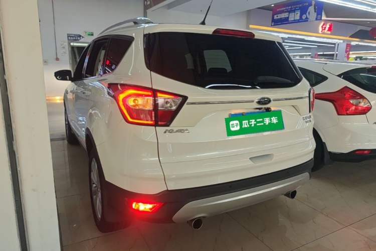 Used Ford Kuga 2017 EcoBoost 245 4x4 Prestige Edition Rear Left 45 Deg