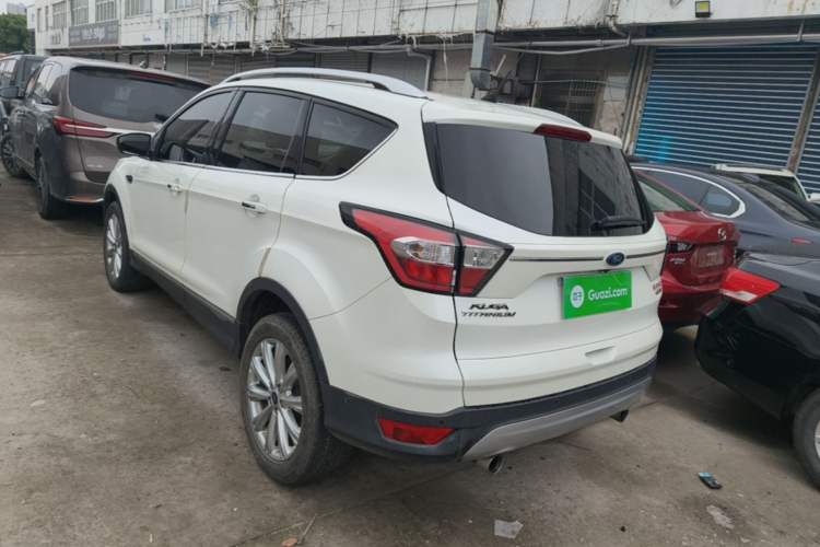 Used Ford Kuga 2017 EcoBoost 180 Four-Wheel Drive Titanium Edition Rear Left 45 Deg