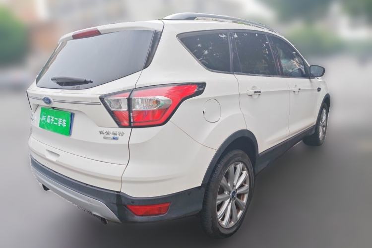 Used Ford Kuga 2017 EcoBoost 180 Four-Wheel Drive Titanium Edition Rear Right 45 Deg