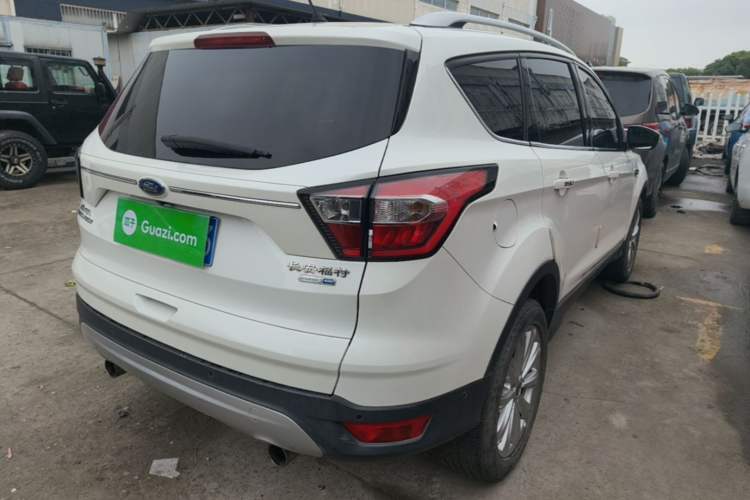 Used Ford Kuga 2017 EcoBoost 180 Four-Wheel Drive Titanium Edition Rear Right 45 Deg