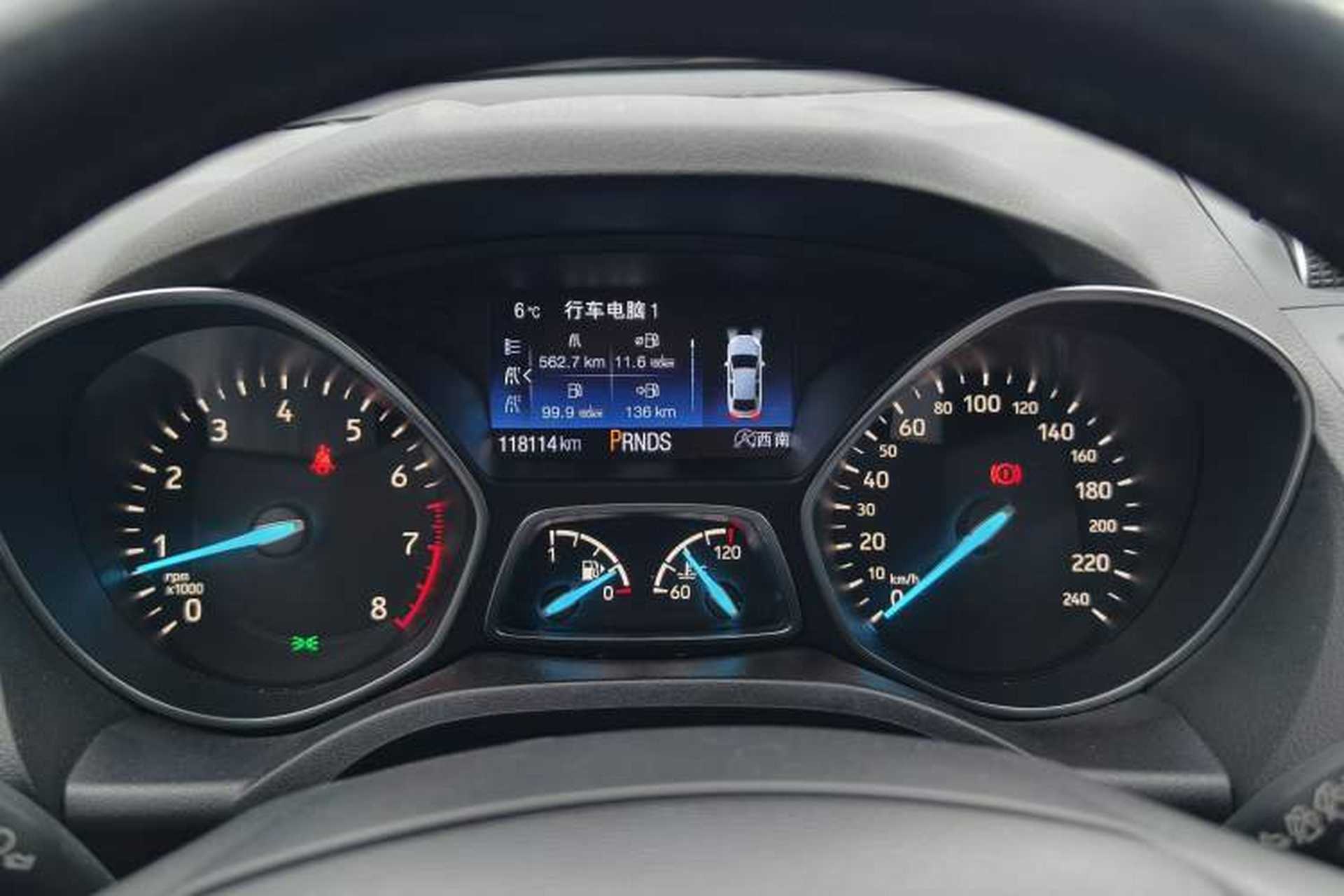 Used Ford Kuga 2017 EcoBoost 180 Four-Wheel Drive Luxury Wing Model Odometer Close Up