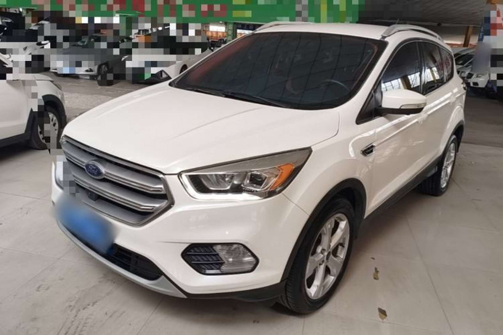 Used Ford Kuga 2018 EcoBoost 180 Two-Wheel-Drive Elite Trim Front Left 45 Deg