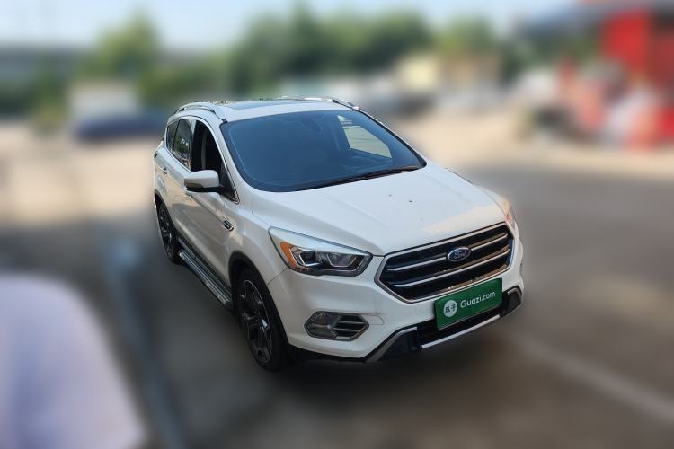 Used Ford Kuga 2018 EcoBoost 180 Two-Wheel-Drive Cognac Special Edition Front Right 45 Deg