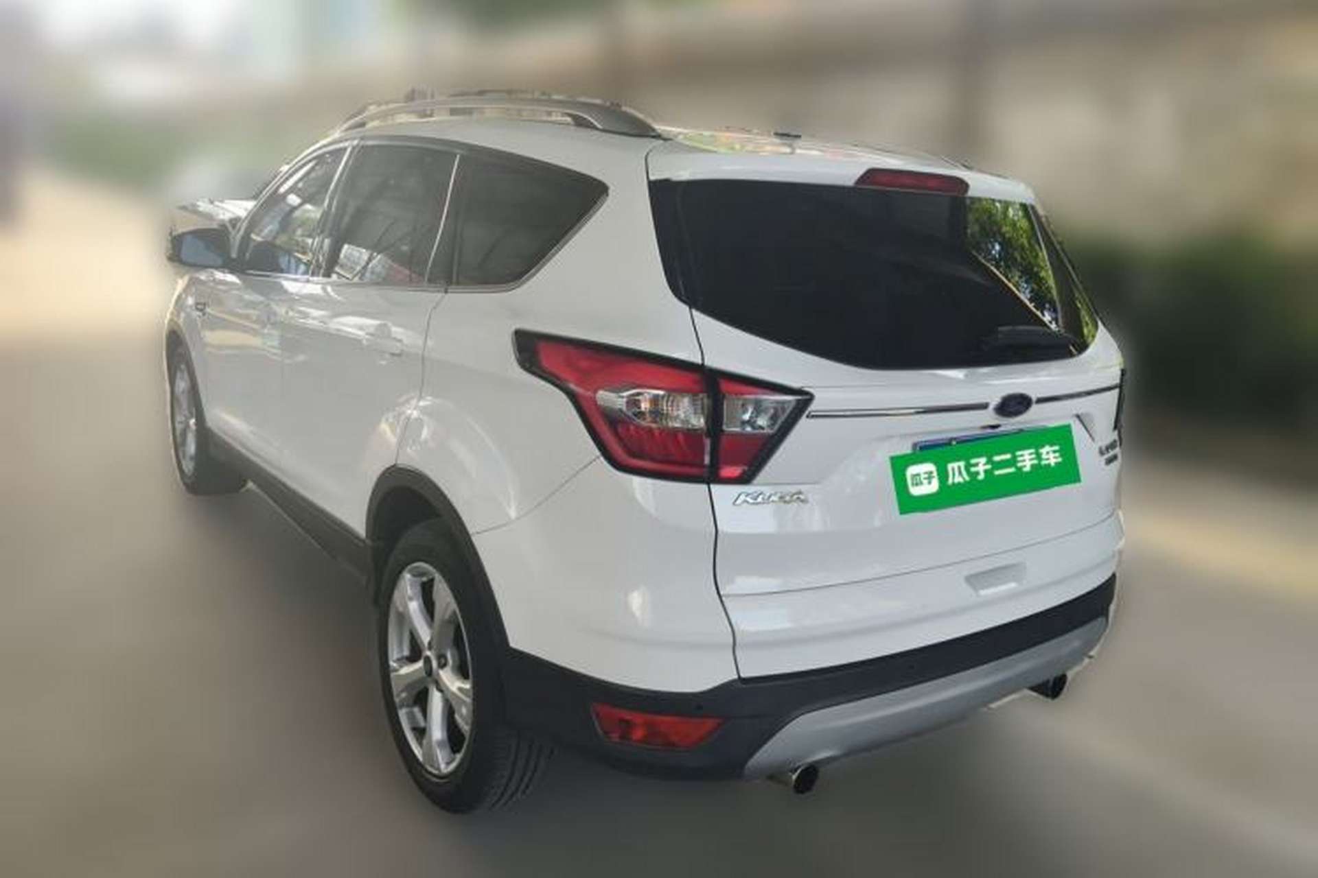 Used Ford Kuga 2018 Facelifted EcoBoost 180 Two-Wheel-Drive Platinum Wing Edition Rear Left 45 Deg