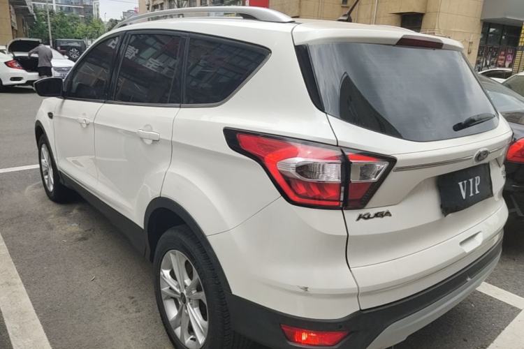 Used Ford Kuga 2018 Facelifted EcoBoost 180 Two-Wheel-Drive Platinum Wing Edition Rear Left 45 Deg