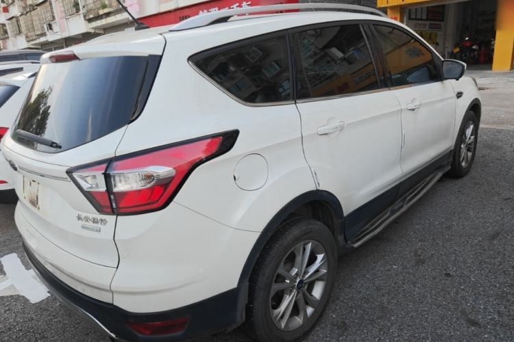 Used Ford Kuga 2018 Facelifted EcoBoost 180 Two-Wheel-Drive Platinum Wing Edition Rear Right 45 Deg