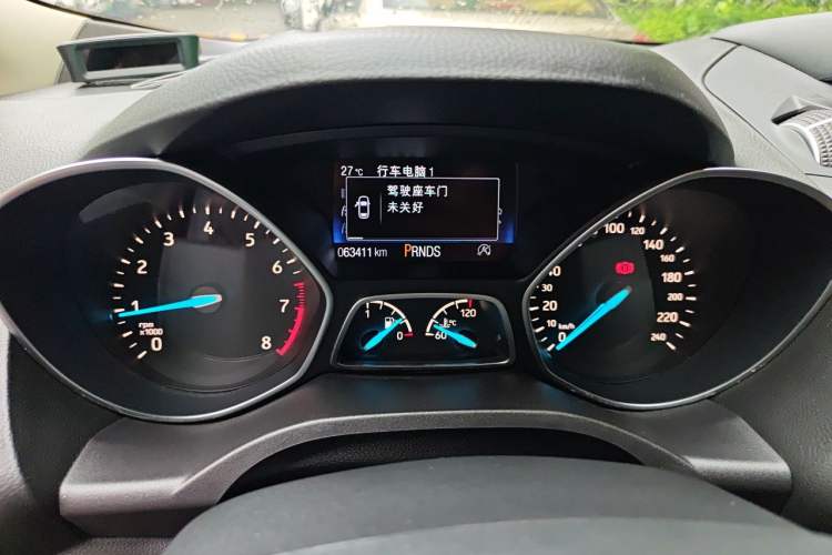 Used Ford Kuga 2019 EcoBoost 245 Four-Wheel Drive Sport Model China VI Standard Odometer Close Up