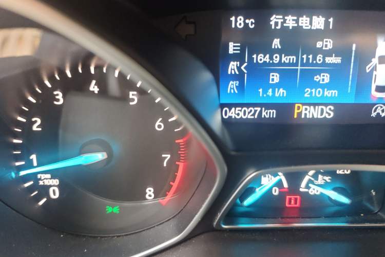 Used Ford Kuga 2019 EcoBoost 180 Two-Wheel-Drive Titanium Plus Model China VI Standard Odometer Close Up