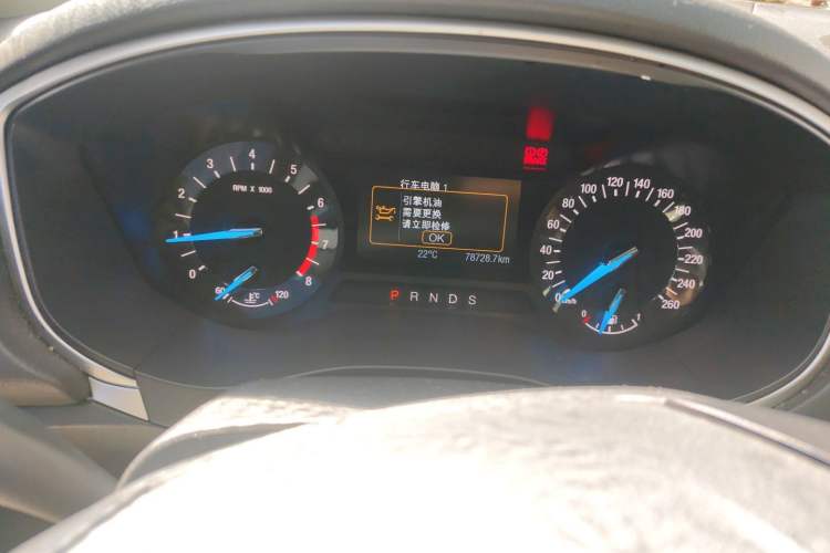 Used Ford Mondeo 2013 1.5L GTDi180 Fashion Edition Odometer Close Up