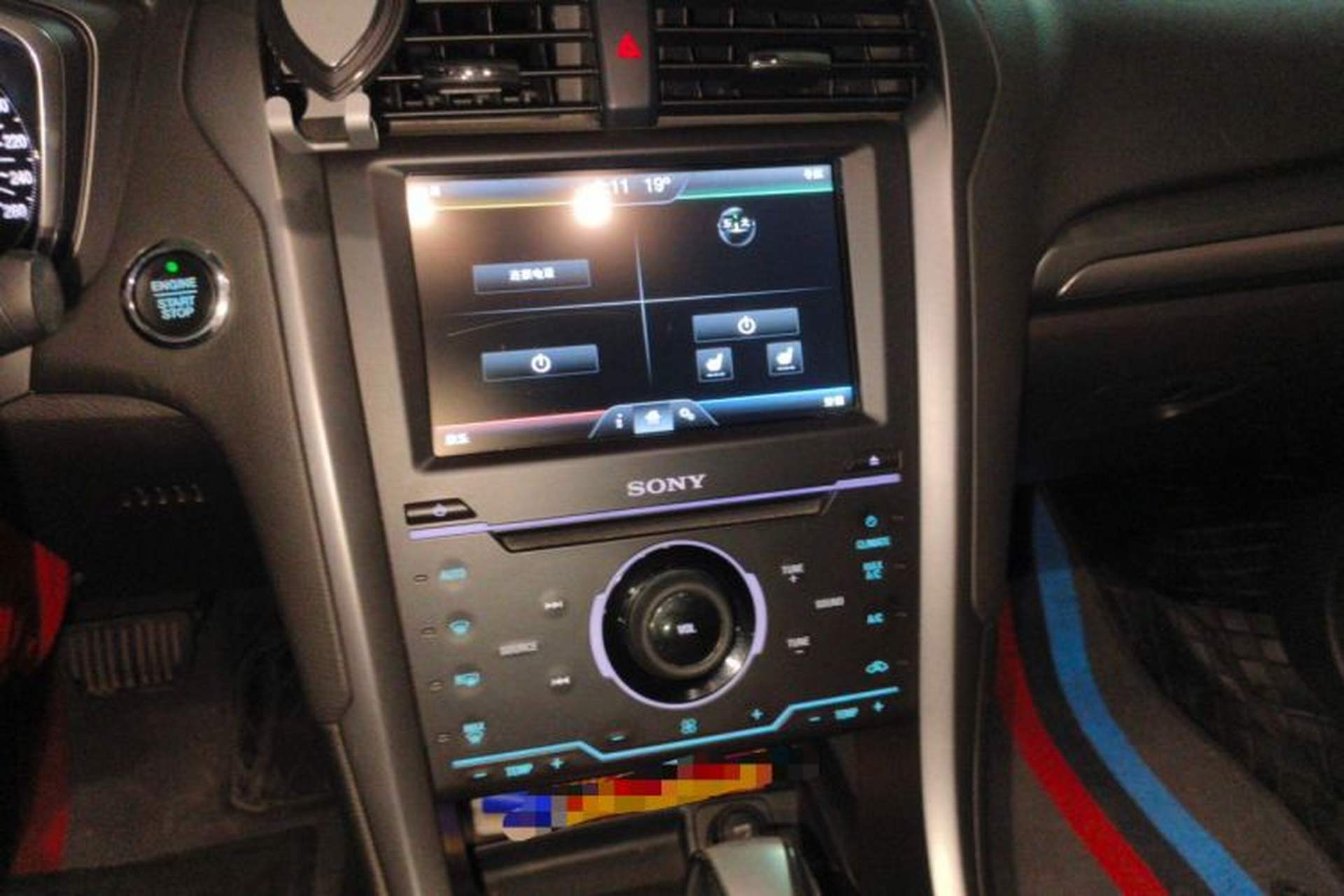 Used Ford Mondeo 2013 2.0L GTDi240 Luxury Sport Model Audio And AC Panel
