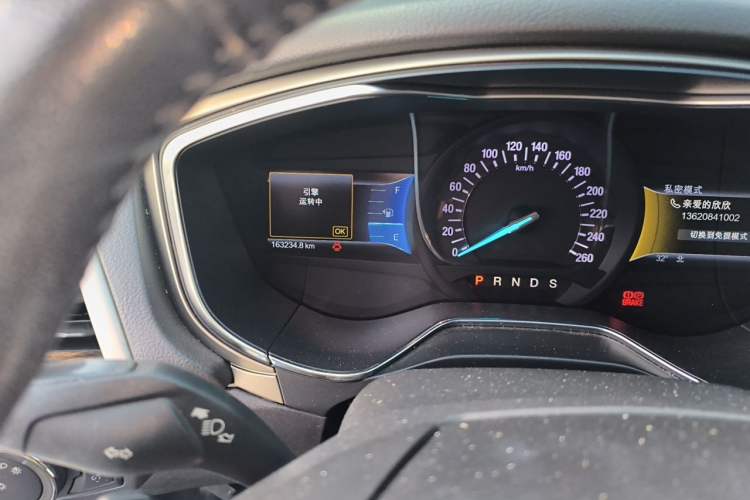 Used Ford Mondeo 2013 2.0L GTDi 200 Luxury Model Odometer Close Up