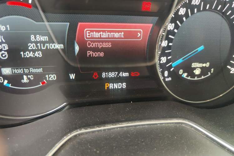 Used Ford Mondeo 2013 2.0L GTDi240 Luxury Sport Model Odometer Close Up