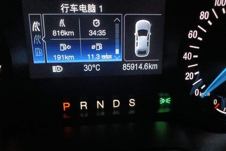 Used Ford Mondeo 2013 2.0L GTDi 200 Fashion Edition Odometer Close Up
