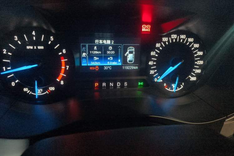Used Ford Mondeo 2013 1.5L GTDi180 Fashion Edition Odometer Close Up