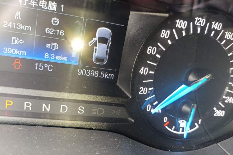 Used Ford Mondeo 2013 1.5L GTDi180 Fashion Edition Odometer Close Up