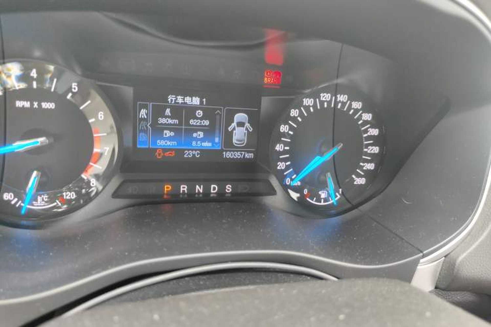 Used Ford Mondeo 2013 1.5L GTDi180 Comfort Model Odometer Close Up
