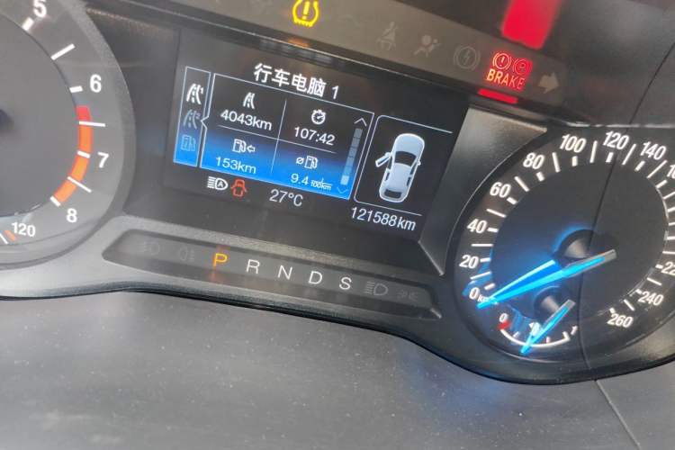 Used Ford Mondeo 2013 1.5L GTDi180 Fashion Edition Odometer Close Up