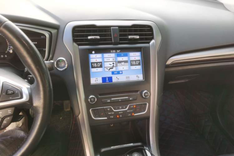 Used Ford Mondeo 2017 EcoBoost 200 Luxury Model Audio And AC Panel
