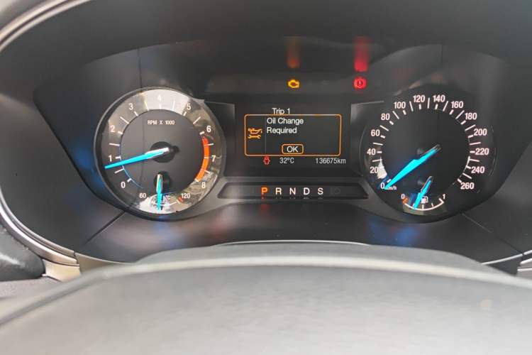 Used Ford Mondeo 2017 EcoBoost 180 Stylish Model Odometer Close Up