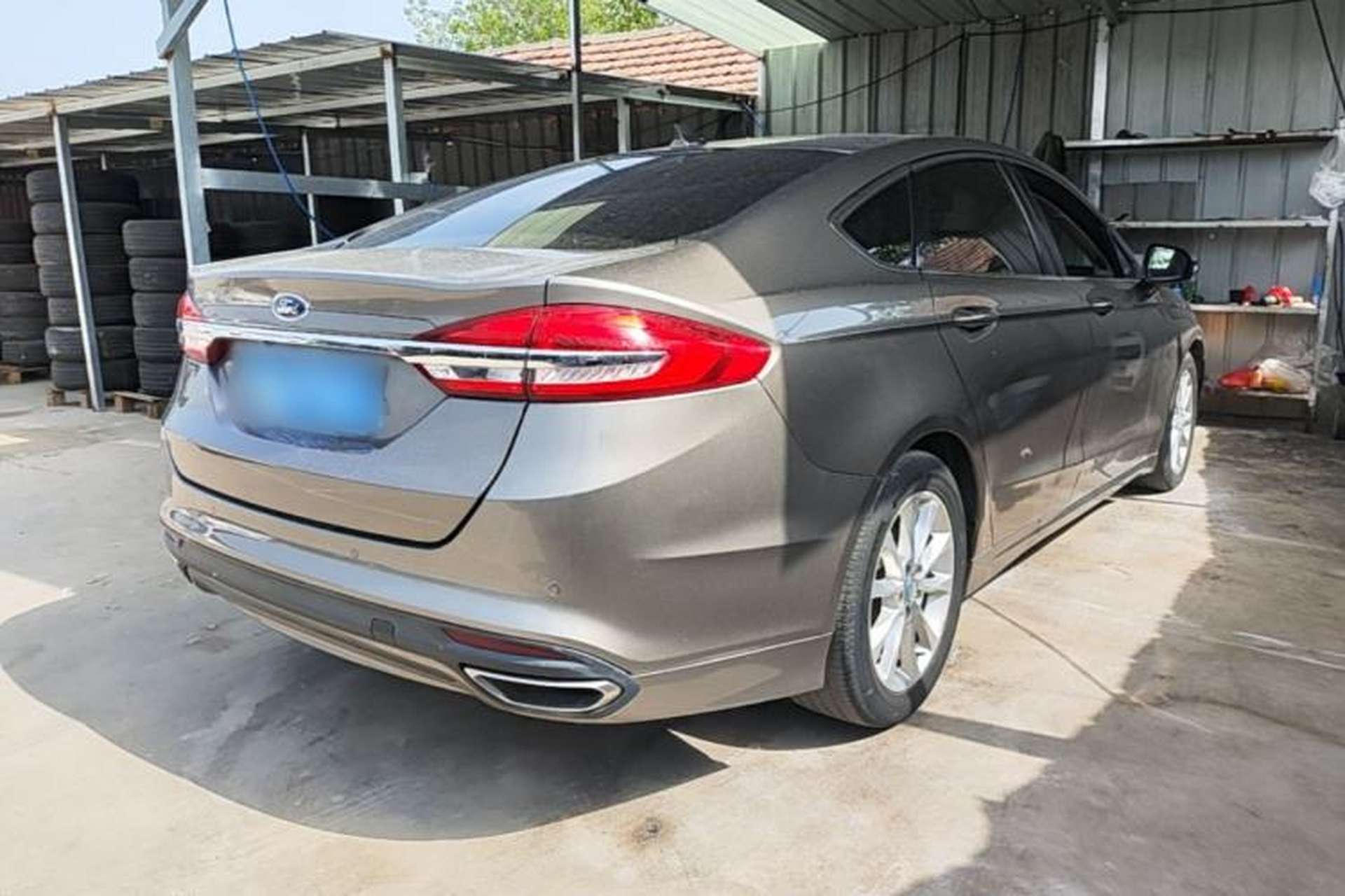 Used Ford Mondeo 2017 EcoBoost 180 Stylish Model Rear Right 45 Deg