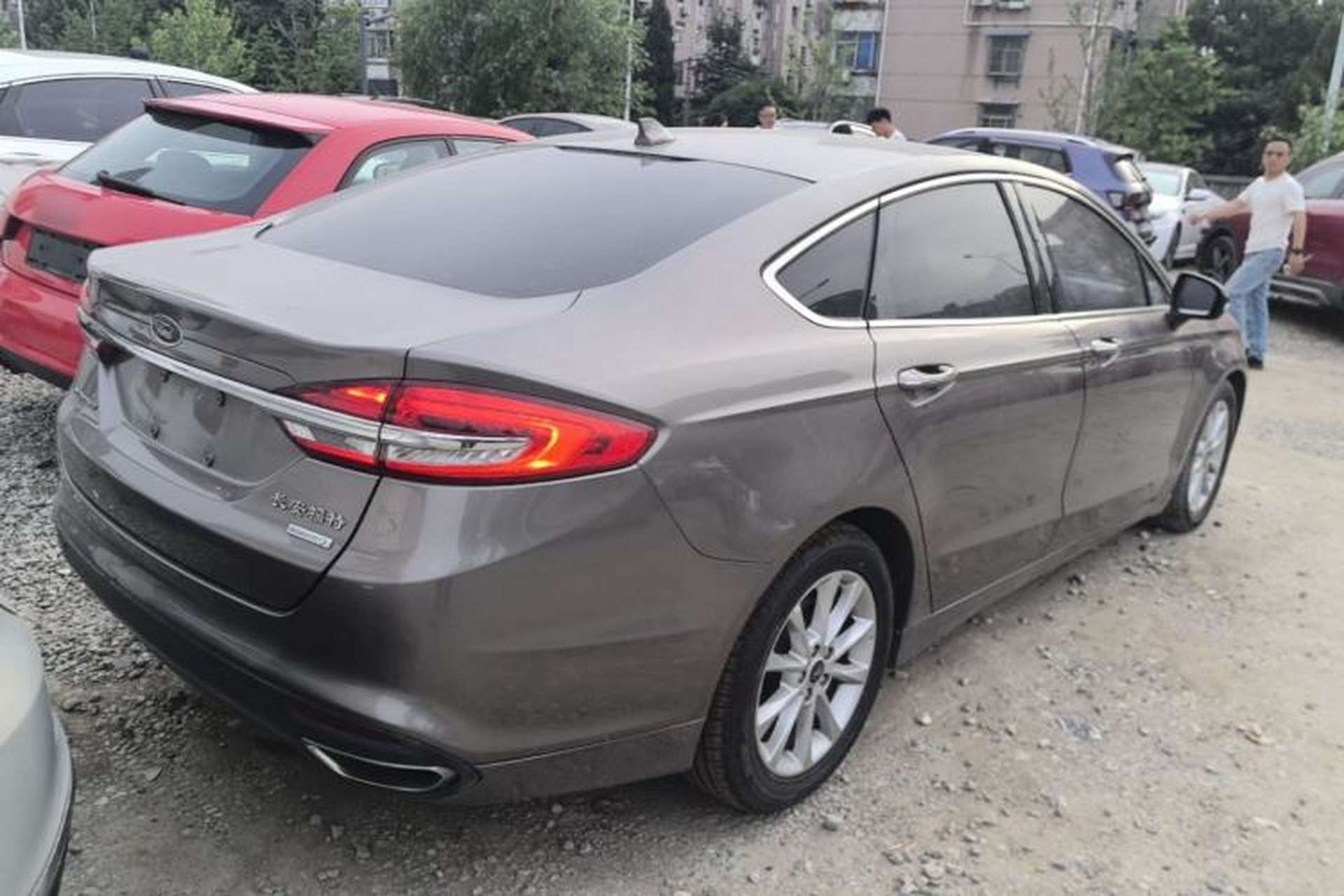 Used Ford Mondeo 2017 EcoBoost 200 Stylish Model Rear Right 45 Deg