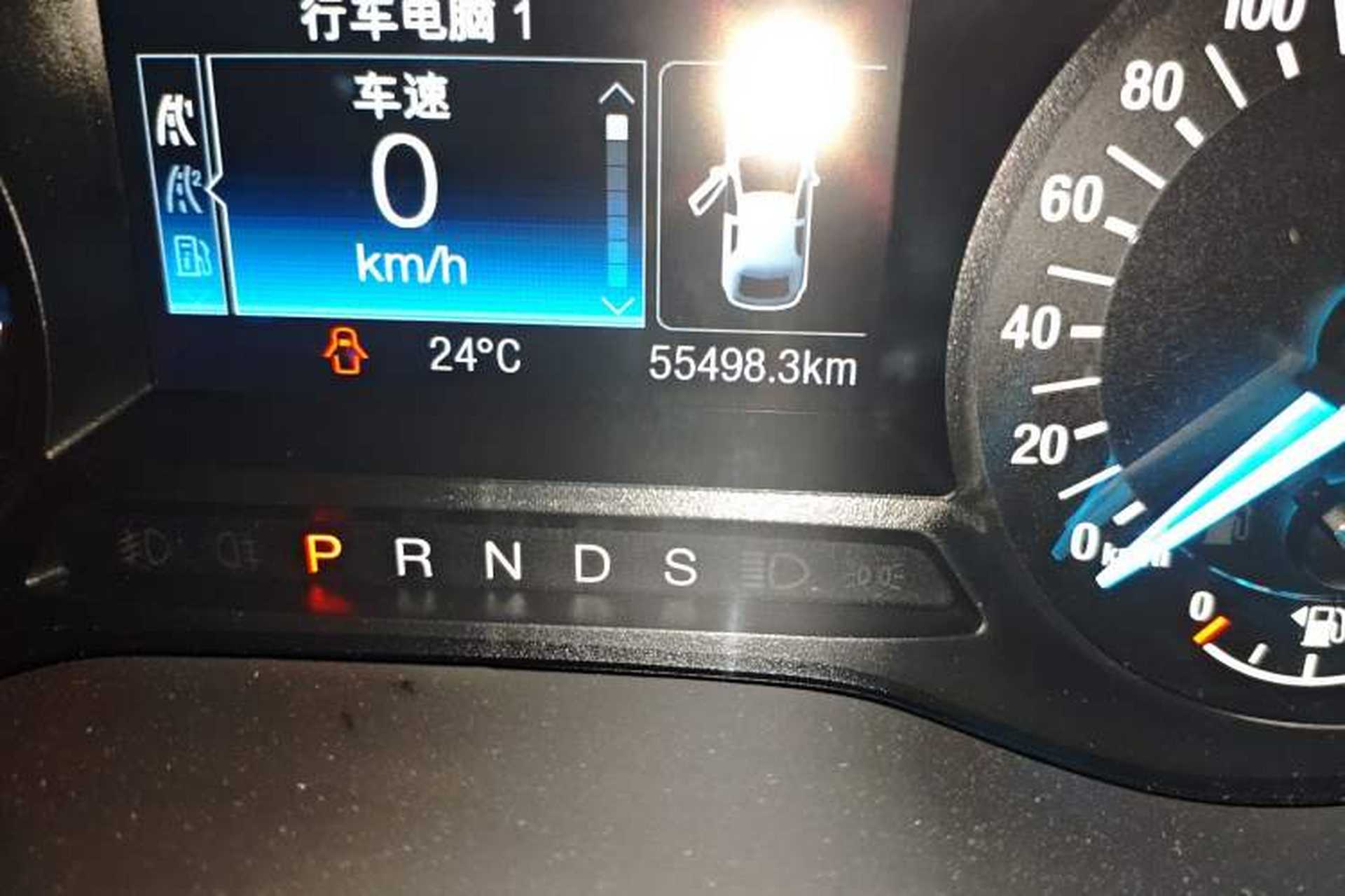 Used Ford Mondeo 2017 EcoBoost 180 Stylish Model Odometer Close Up